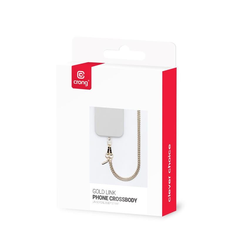 Crong Phone Crossbody - Universal Αλυσίδα για Θήκη Κινητού - Gold Link