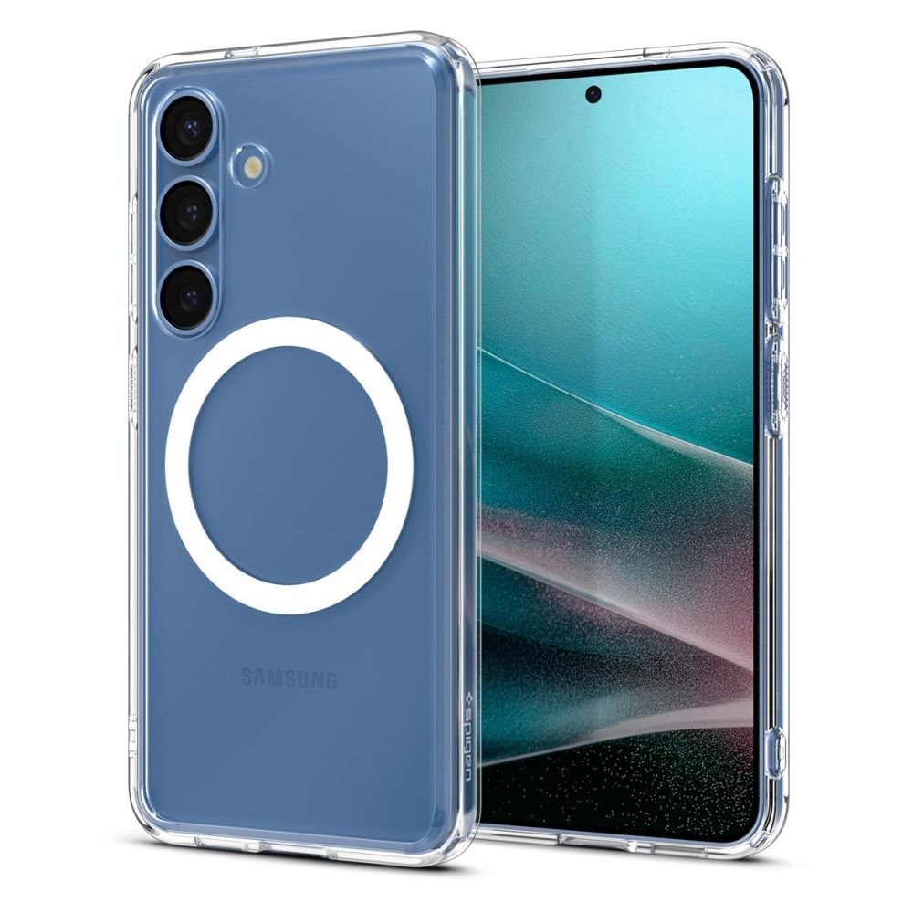 Spigen Samsung Galaxy S25 Plus - Ultra Hybrid Mag - Σκληρή Θήκη με Πλαίσιο Σιλικόνης Και MagSafe - Clear / White