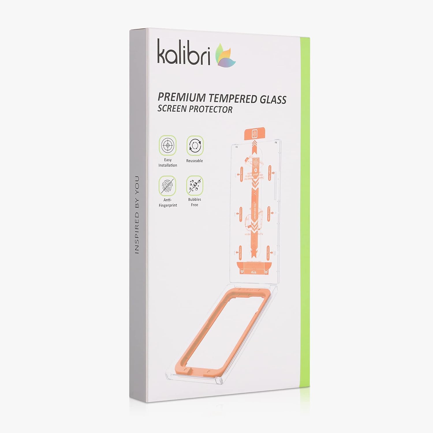 Kalibri iPhone 15 Pro Max - Full Screen Αντιχαρακτικό Γυαλί Οθόνης - 2 Τεμάχια - Διάφανα - 61970.1