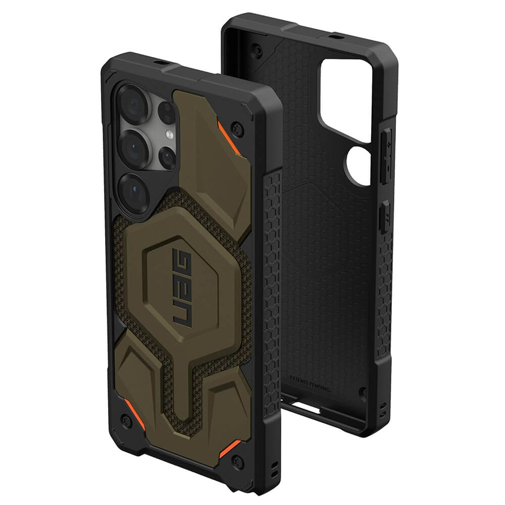 UAG Samsung Galaxy S25 Ultra Monarch Pro Series Σκληρή Θήκη με MagSafe - Kevlar Element Green