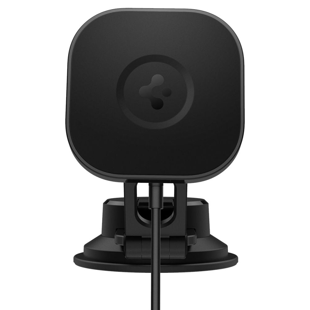 Spigen ITS35W - 3 OneTap Pro 3 Magnetic MagSafe Charger Βάση Αυτοκινήτου Ταμπλό με Ασύρματη Φόρτιση 10W - Black