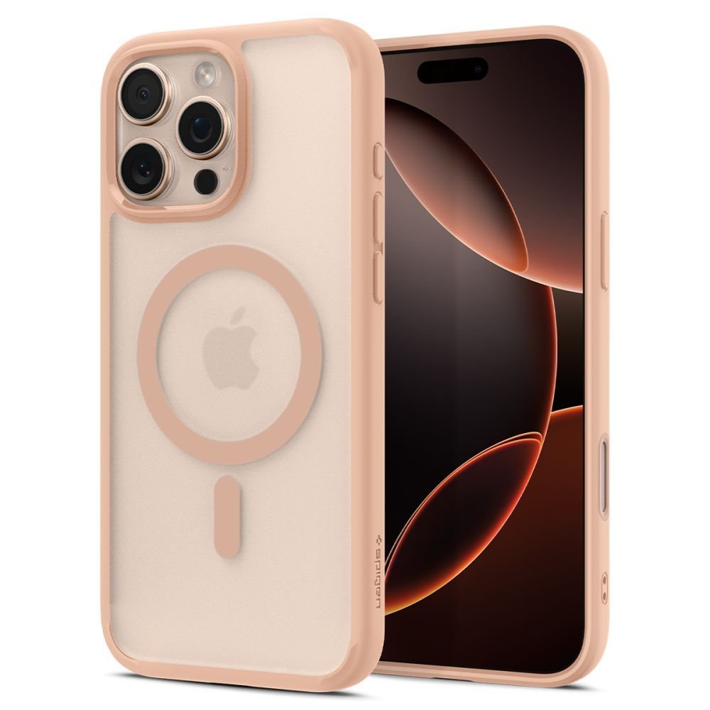Spigen iPhone 16 Pro Max Ultra Hybrid T Mag Σκληρή Θήκη με Πλαίσιο Σιλικόνης με MagSafe - Frost Rose Titanium