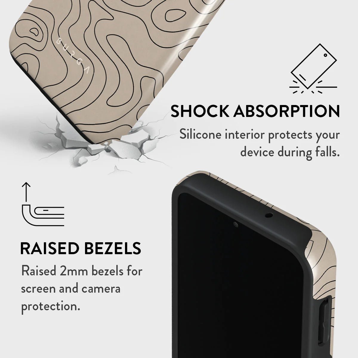 Burga Samsung Galaxy A15 4G / A15 5G Fashion Tough Σκληρή Θήκη - Wild Terrain