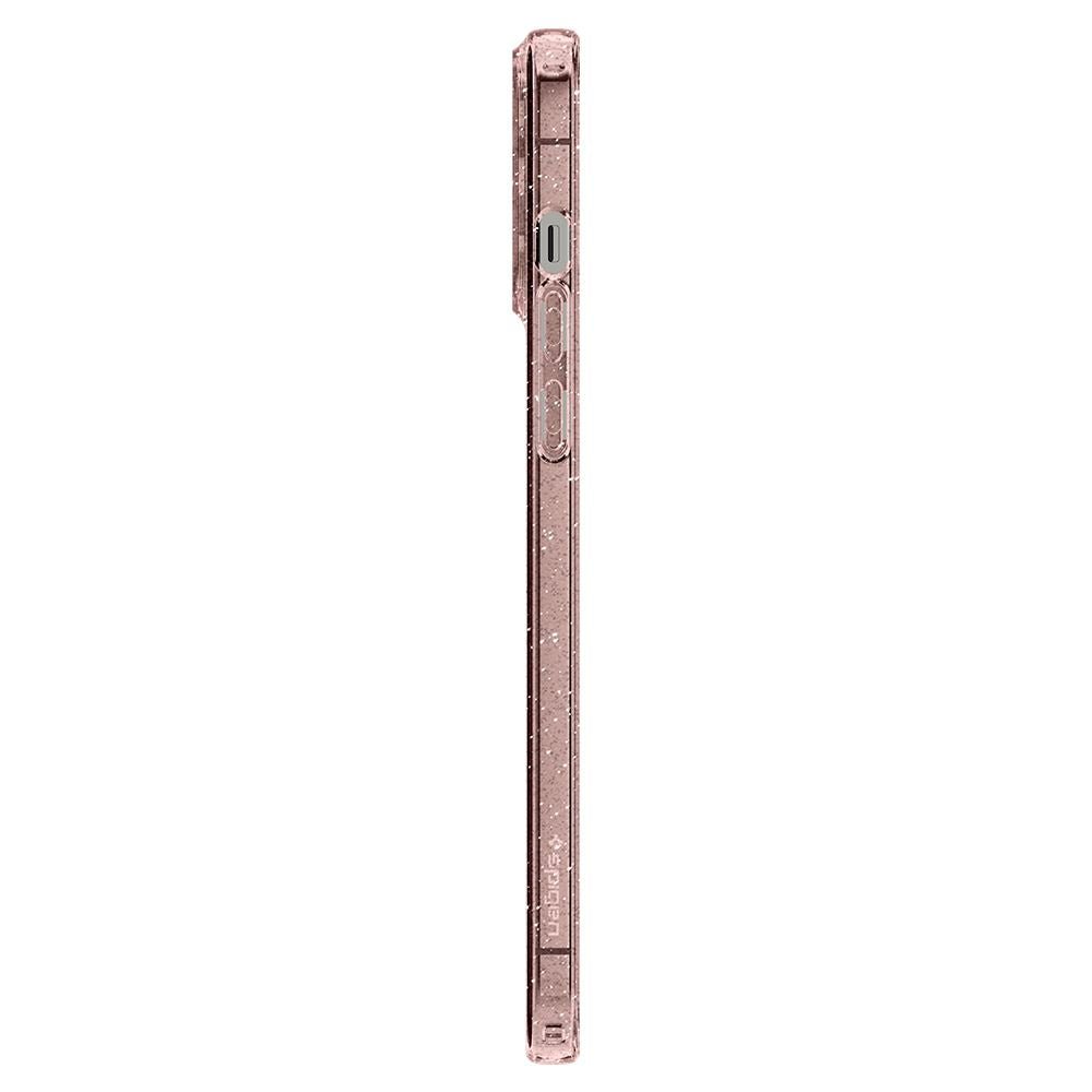 Spigen iPhone 13 Pro Liquid Crystal Θήκη Σιλικόνης - Glitter Rose