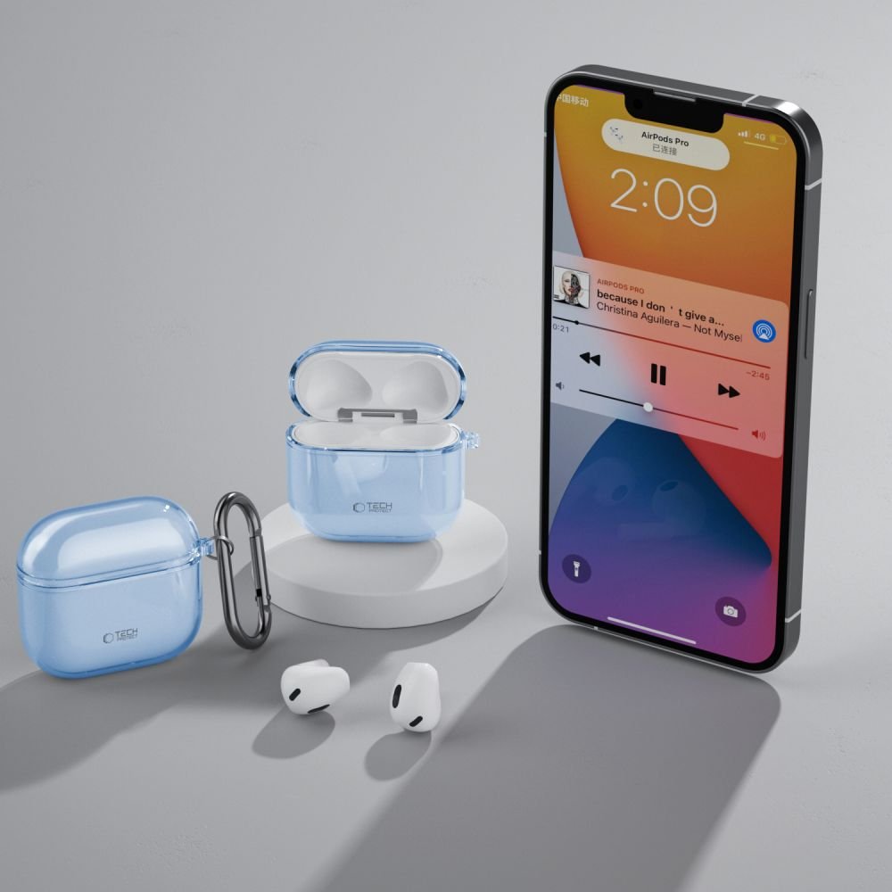 Tech - Protect AirPods 4 Θήκη Σιλικόνης - Flexair - Baby Blue