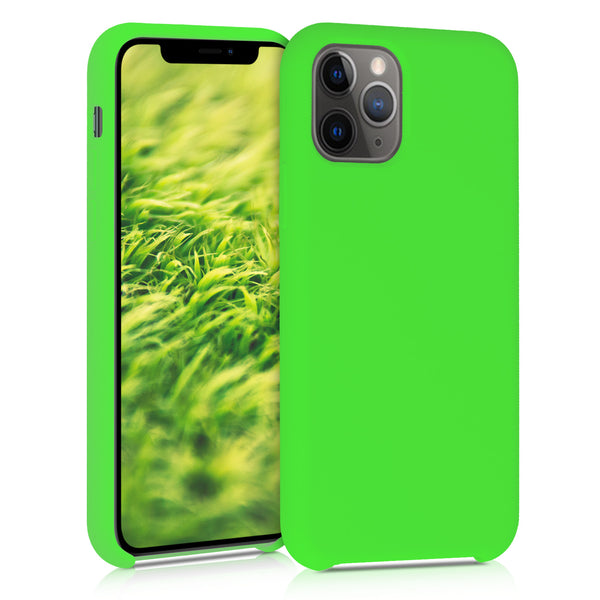 KW iPhone 11 Pro Θήκη Σιλικόνης Rubber TPU - Lime Green - 49726.159