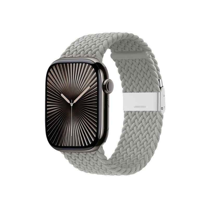 Crong Λουράκι Apple Watch 2/3/4/5/6/7/8/9/10/11 - SE (1/2/3) - 38/40/41/42mm Wave Band - Light Grey