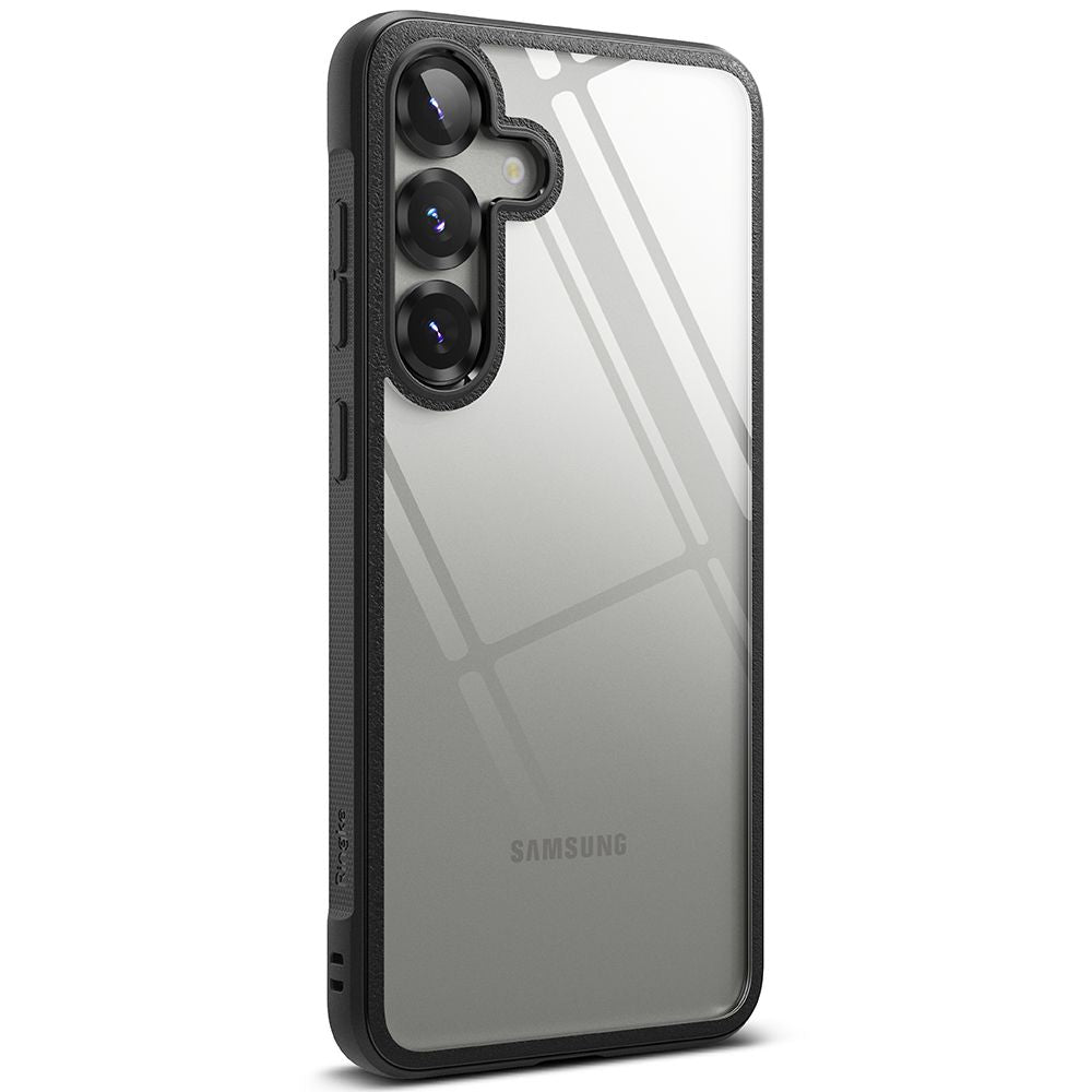 Ringke Samsung Galaxy S25 Fusion Bold Σκληρή Θήκη με Πλαίσιο Σιλικόνης - Black / Διάφανη