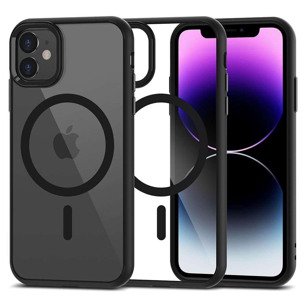 Tech - Protect iPhone 11 MagMat Σκληρή Θήκη με Πλαίσιο Σιλικόνης και MagSafe - Black / Διάφανη