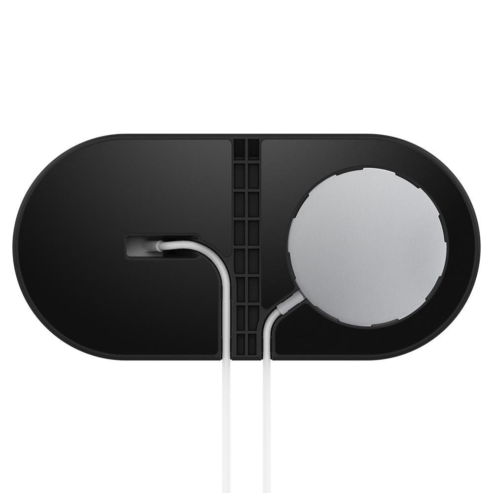 Spigen MagFit Duo Βάση Στήριξης για Φορτιστή MagSafe και Φορτιστή Apple Watch - Black