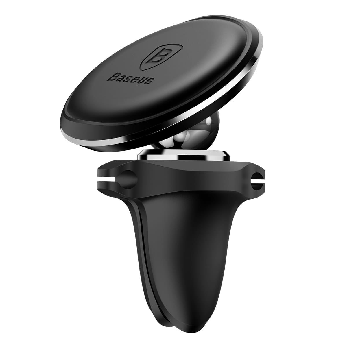 Baseus Magnetic Air Vent Car Mount Holder with Cable Clip - Μαγνητική Βάση Αυτοκινήτου Αεραγωγού με Clip για Καλώδιο - Black - SUGX - A01