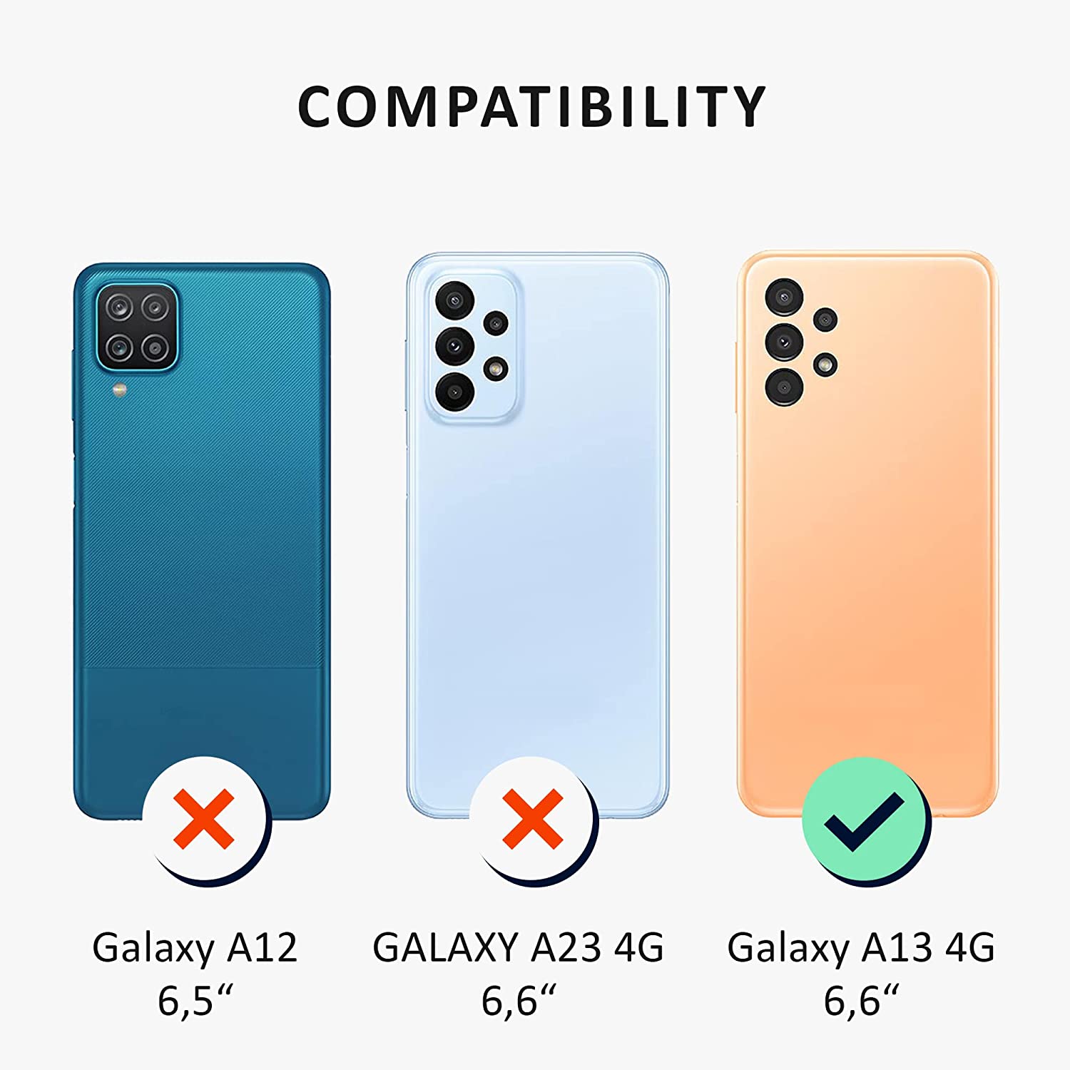 Kalibri Samsung Galaxy A13 4G Θήκη από Συνθετικό Δέρμα με Υποδοχή για Κάρτα - Dark Green / Light Green - 59491.80
