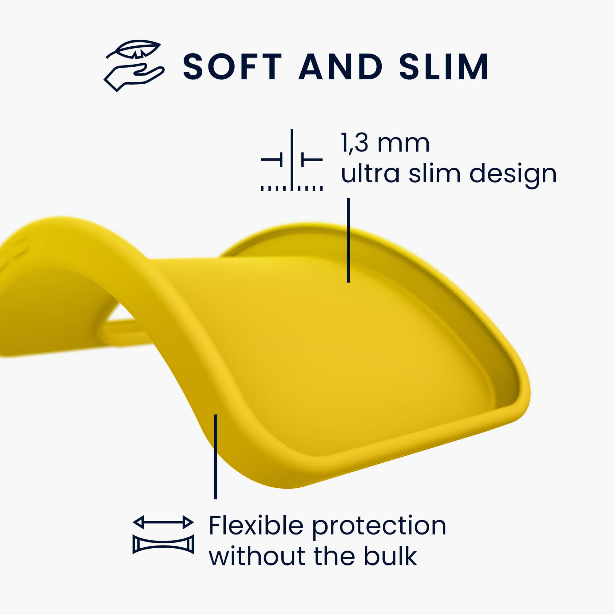 KW Samsung Galaxy A55 5G Λεπτή Θήκη Σιλικόνης TPU - Bright Yellow