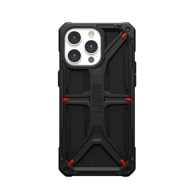 UAG iPhone 15 Pro Max Monarch Kevlar Series Σκληρή Θήκη - Kevlar Black