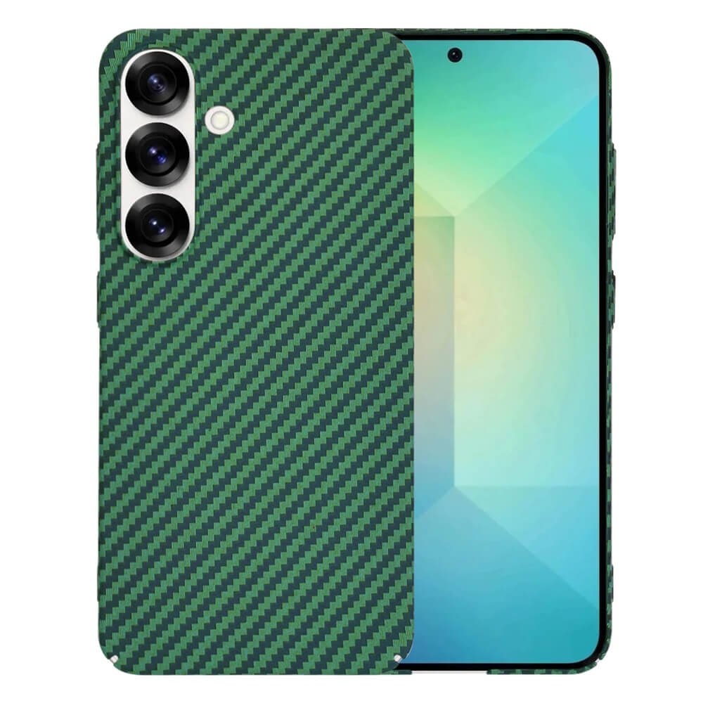 Techsuit Samsung Galaxy S25 Σκληρή Θήκη Carbonite FiberShell - Green