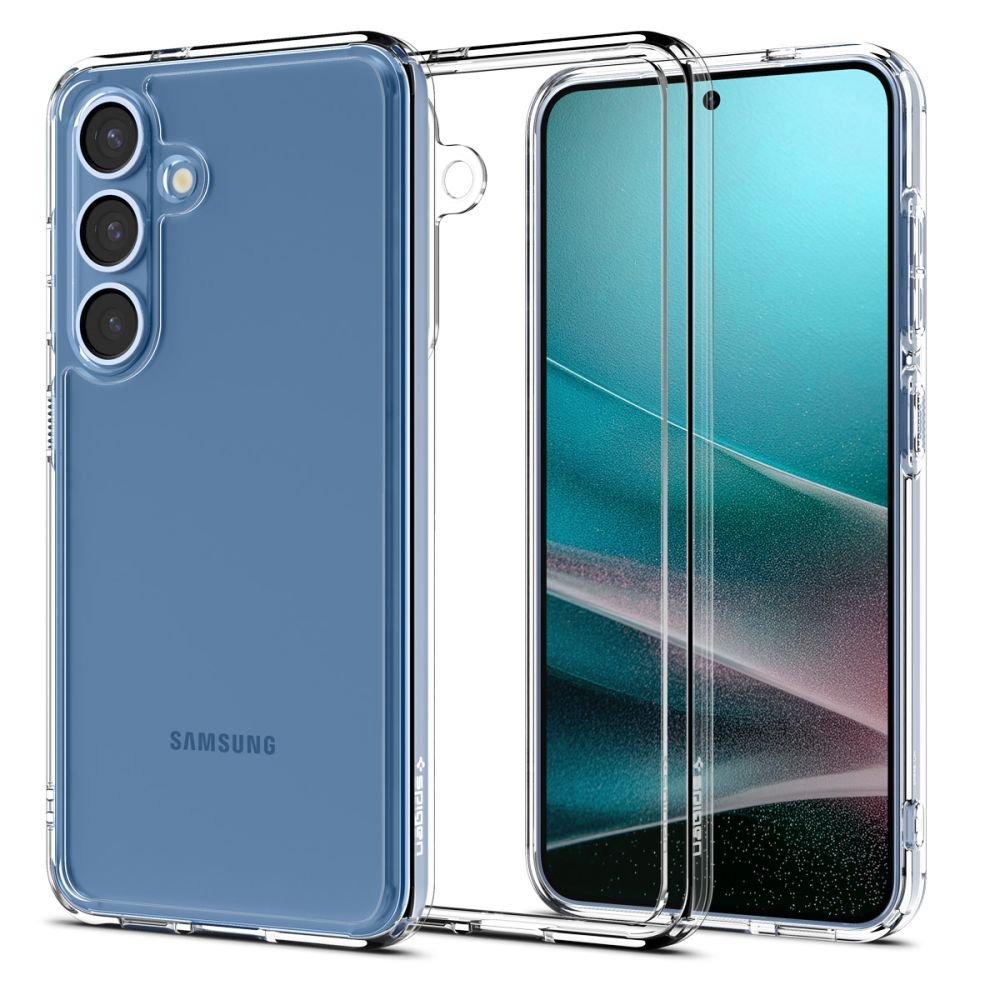 Spigen Samsung Galaxy S25 Plus - Σκληρή Θήκη με Πλαίσιο Σιλικόνης Ultra Hybrid - Crystal Clear