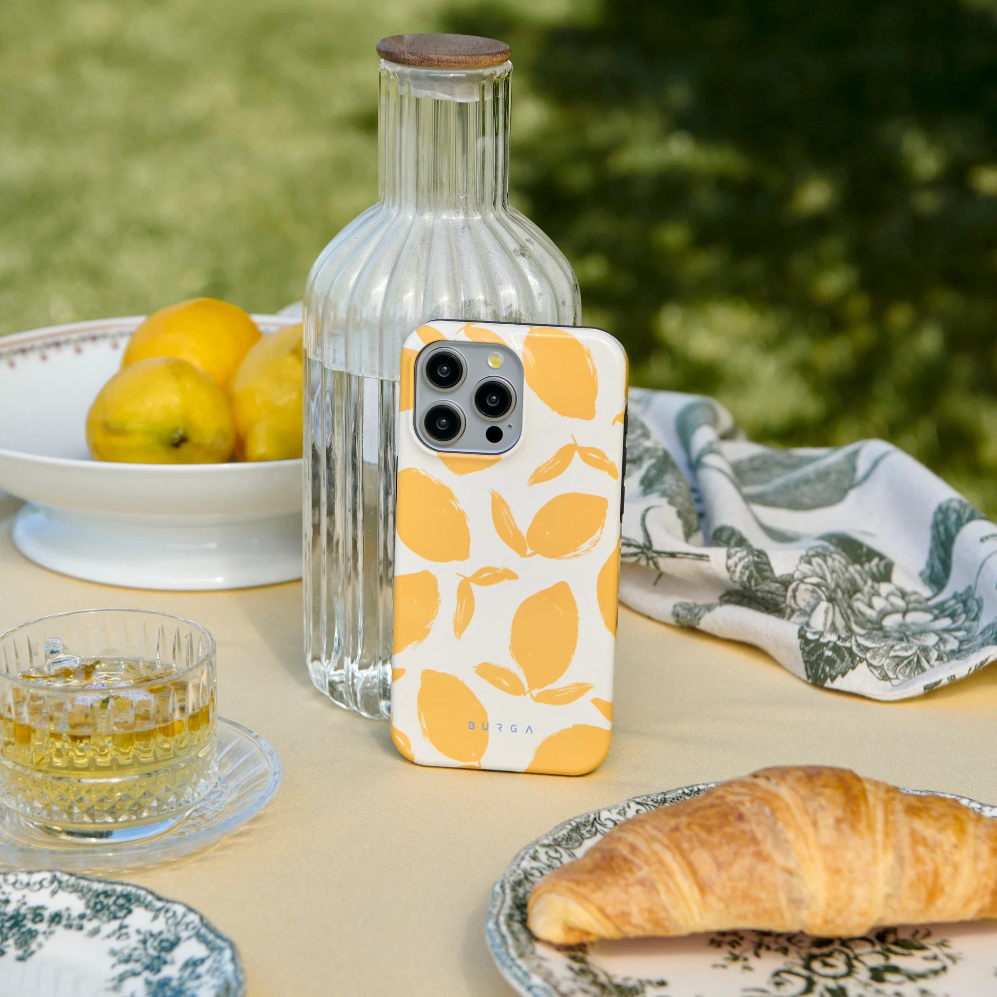 Burga Samsung Galaxy S23 FE Fashion Tough Σκληρή Θήκη - Lemon Tart
