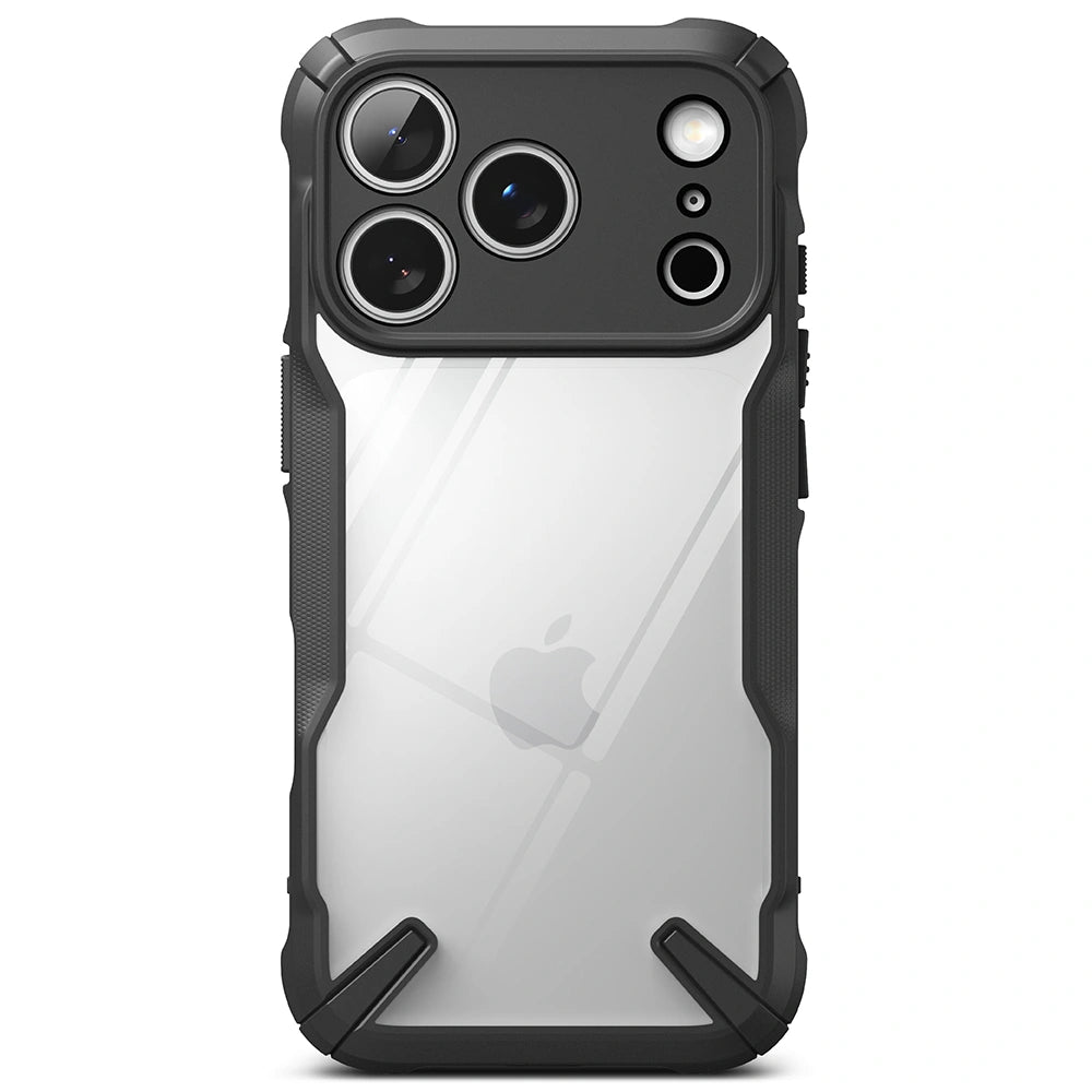 Ringke iPhone 17 Pro Max - Fusion X Σκληρή Θήκη με Πλαίσιο Σιλικόνης - Διάφανη / Black