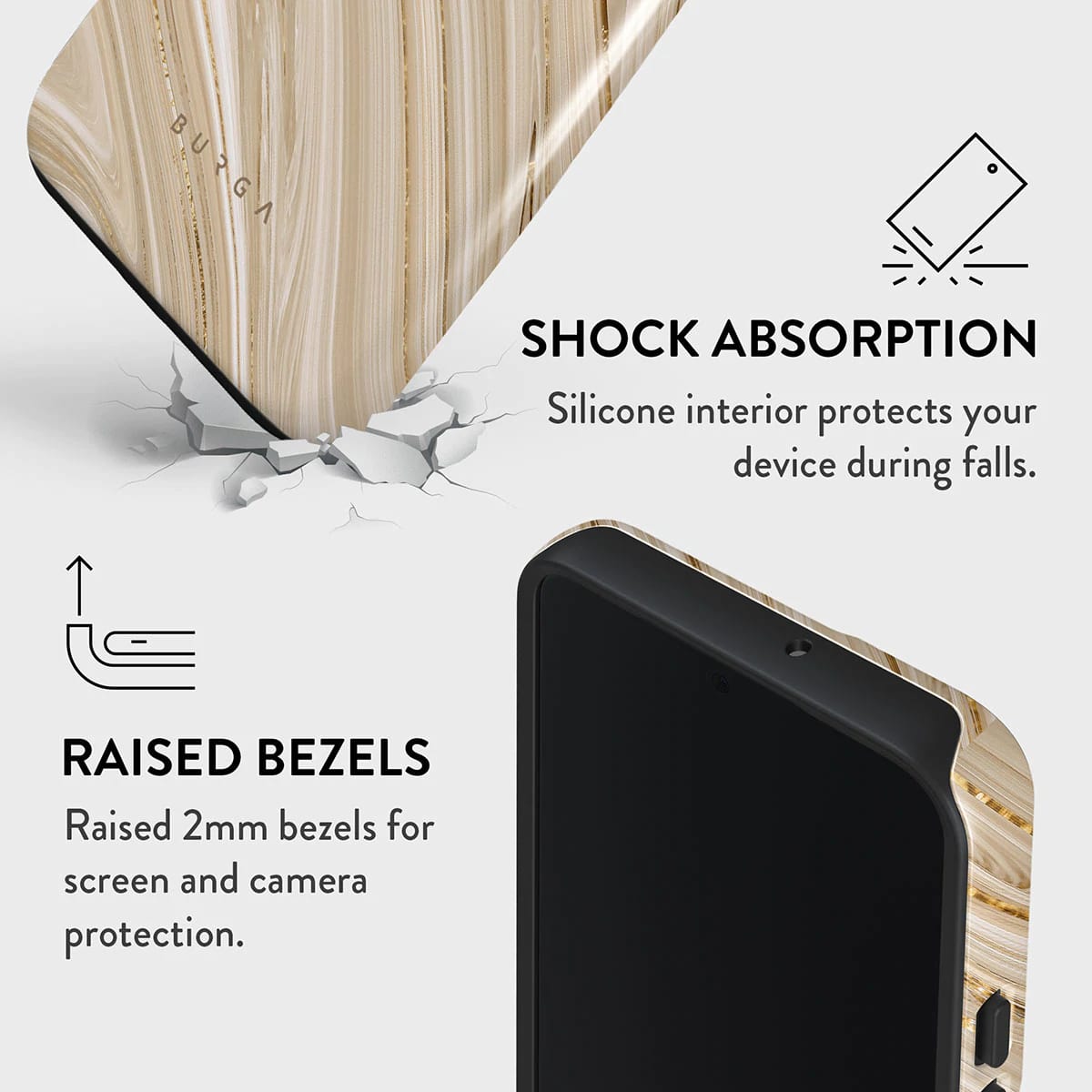 Burga Samsung Galaxy S22 Plus Fashion Tough Σκληρή Θήκη - Full Glam