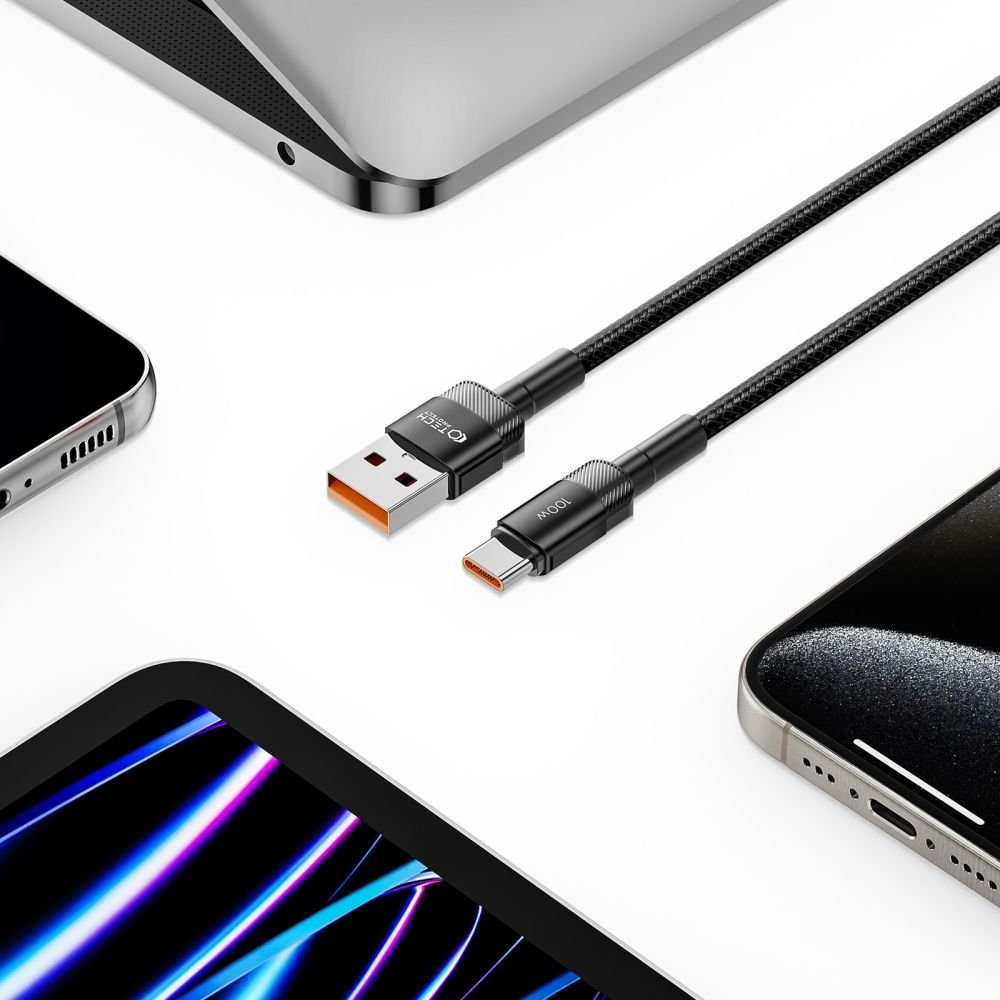 Tech - Protect UltraBoost Evo 100W 5A - Καλώδιο Δεδομένων και Φόρτισης USB to Type - C - 2m - Black