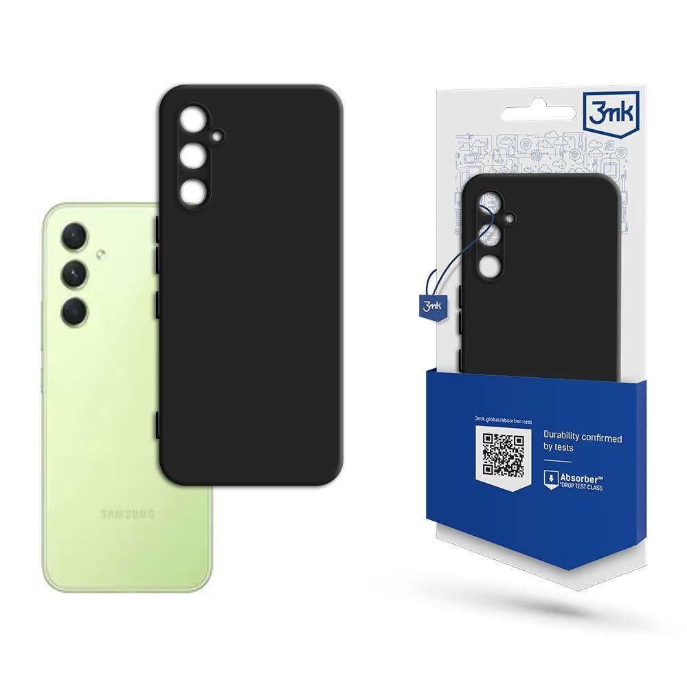 3MK Samsung Galaxy A34 5G Matt Θήκη Σιλικόνης - Black