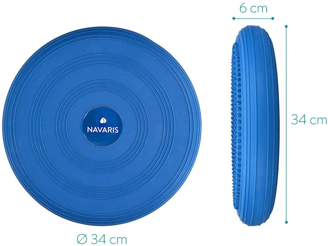 Navaris Μαξιλάρι Στάσης Σώματος / Σανίδα Ισορροπίας - 33cm - Blue - 49286.04