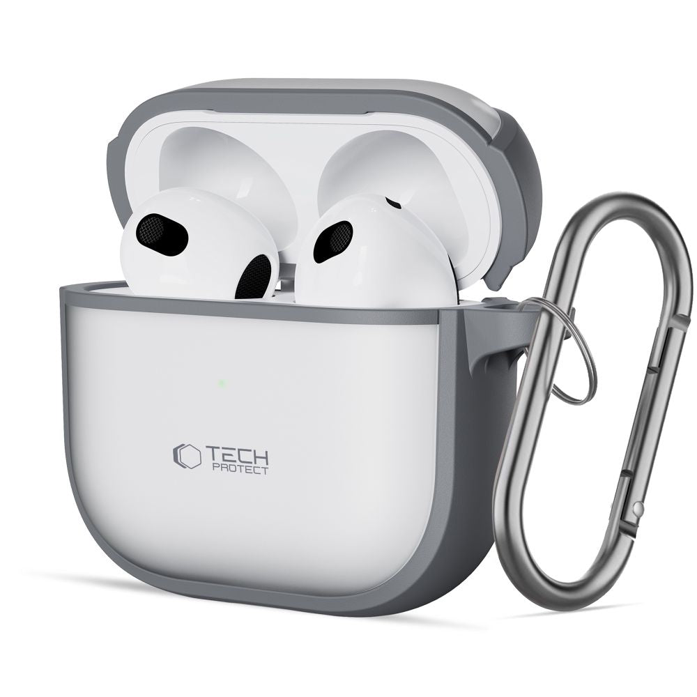 Tech - Protect AirPods 4 - Θήκη από Σκληρό Πλαστικό και Σιλικόνη - MagMat - Matte Grey