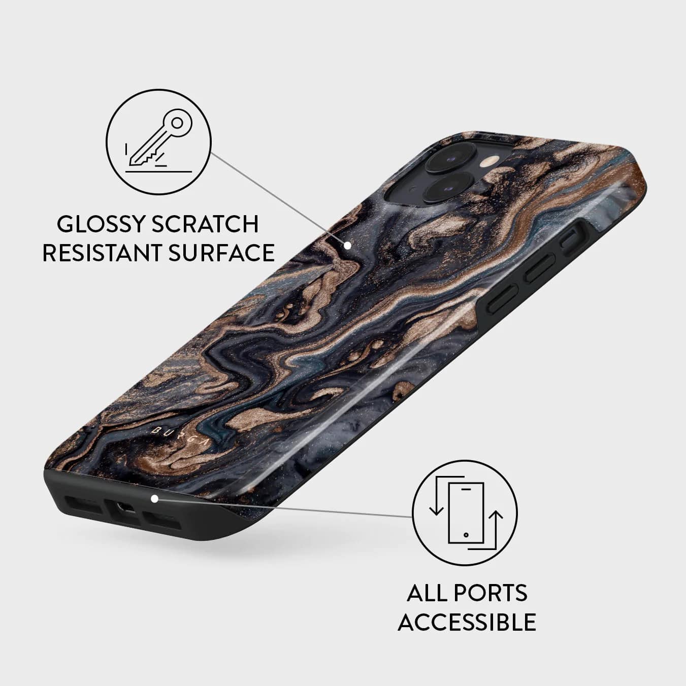 Burga iPhone 14 Plus Fashion Tough Σκληρή Θήκη - Enchanted Mirror