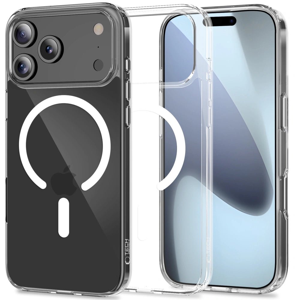 Tech - Protect iPhone 17 Pro Max - Flexair Hybrid MagSafe - Σκληρή Θήκη με Πλαίσιο Σιλικόνης και MagSafe - Διάφανη