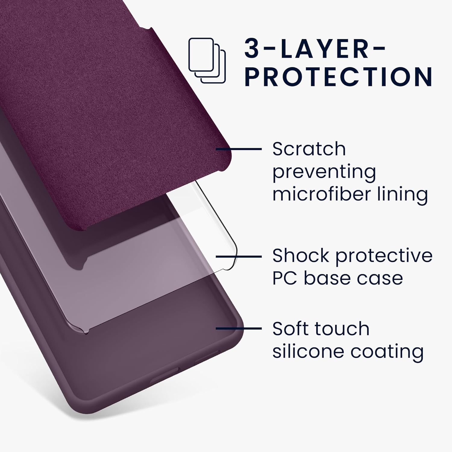 KW Xiaomi Redmi Note 13 Pro 5G / Poco X6 5G Θήκη Σιλικόνης Rubberized TPU - Light Iris