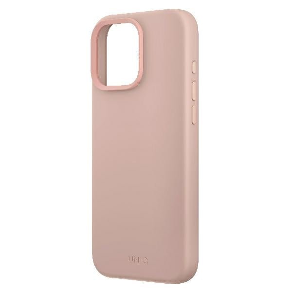 Uniq iPhone 16 Pro Max Lino Hue Magclick Θήκη Σιλικόνης με MagSafe - Pink / Blush Pink
