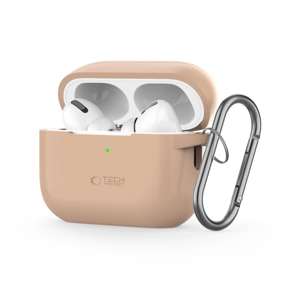 Tech - Protect AirPods Pro 1 / 2 Θήκη Σιλικόνης - Silicone Hook - Caffe Latte