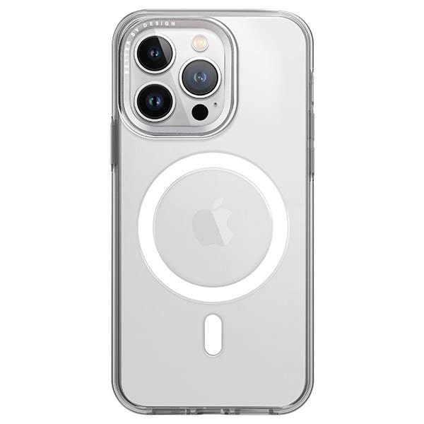 Uniq iPhone 15 Pro Max Calio Magclick Σκληρή Θήκη με Πλαίσιο Σιλικόνης και MagSafe - Διάφανη