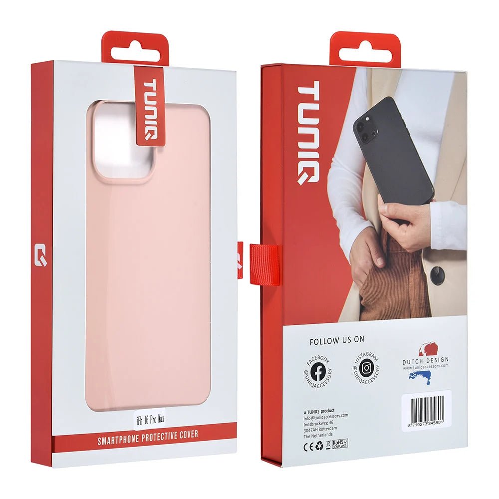 Tuniq iPhone 16 Pro Max Premium Liquid Silicone Θήκη Σιλικόνης - Pink