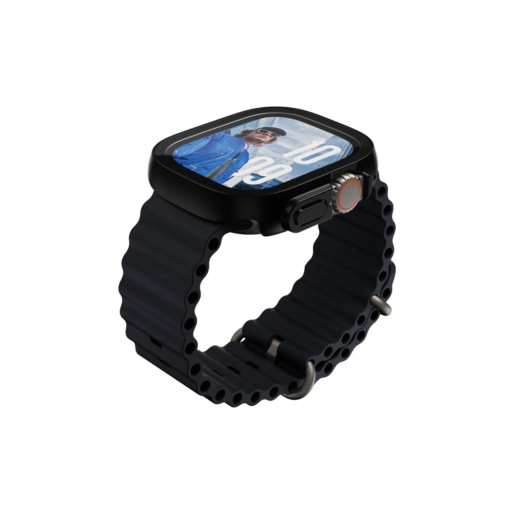 PanzerGlass Θήκη Apple Watch Ultra (1/2/3) - 49mm - Full Body Slim με Προστασία Οθόνης - Black