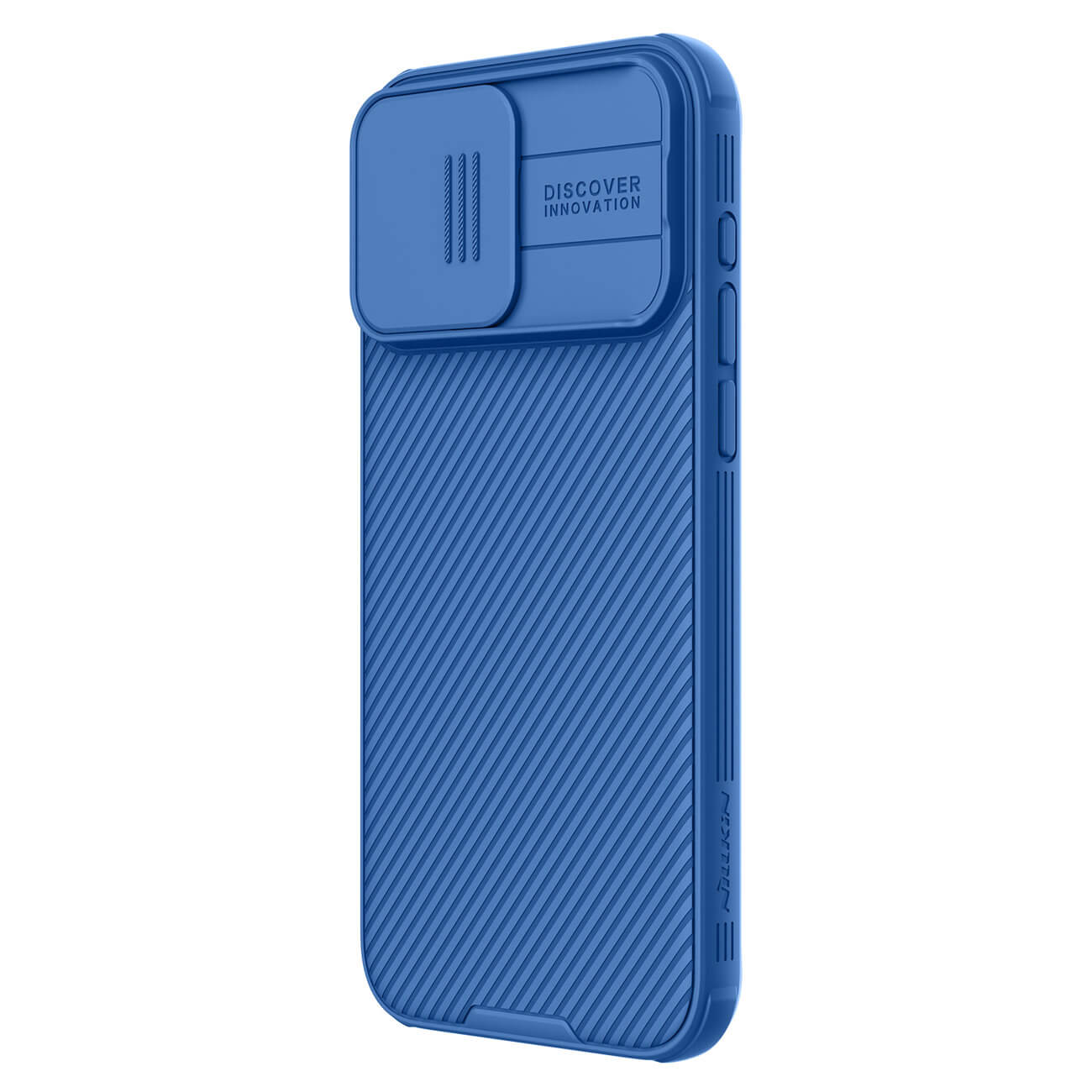 Nillkin iPhone 15 Pro CamShield Pro Magnetic Σκληρή Θήκη με Κάλυμμα για την Κάμερα και MagSafe - Blue