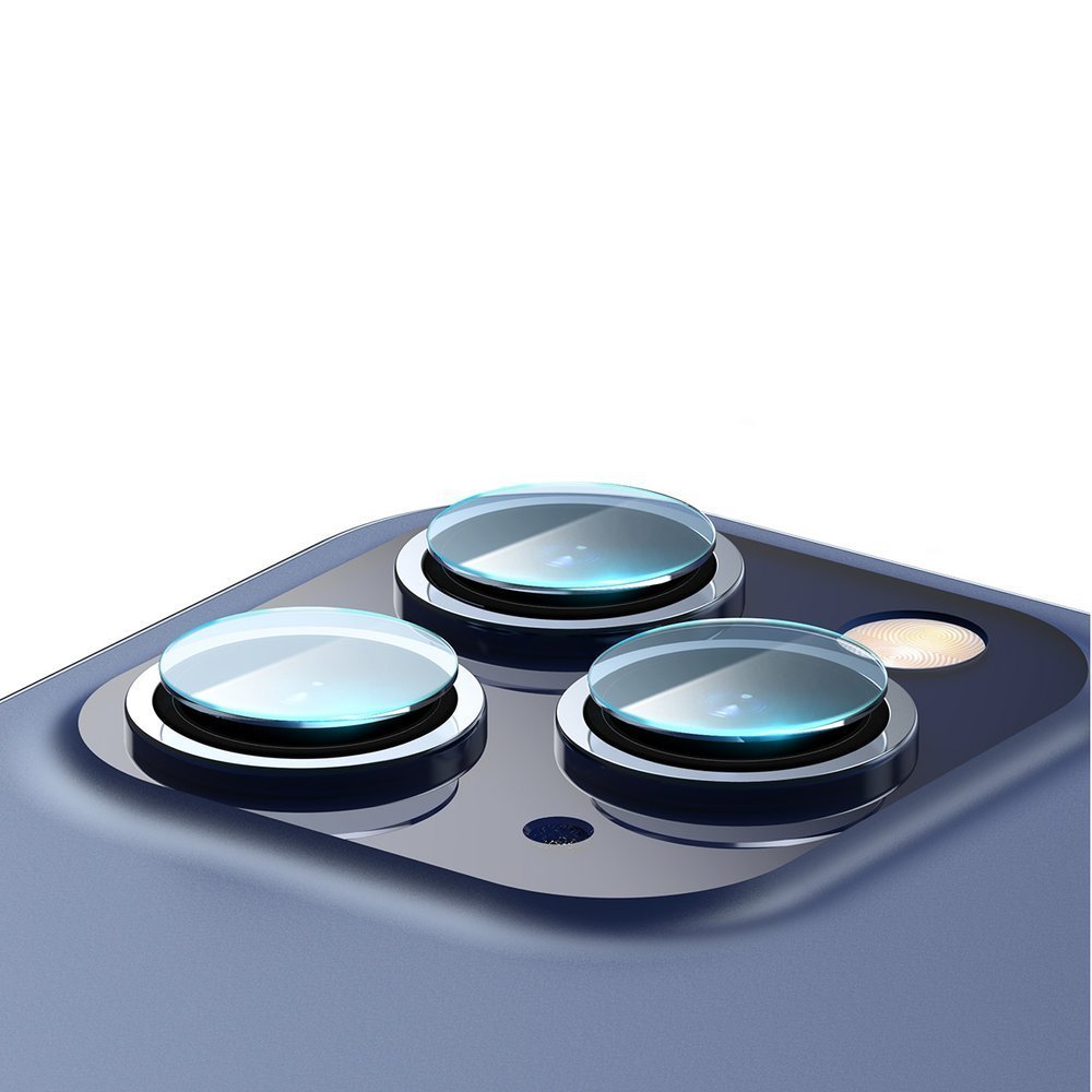 Baseus iPhone 12 Pro / iPhone 12 Pro Max Gem Camera Lens 3H 0.25mm Προστατευτικό Φιλμ για την Κάμερα - 2 Τεμάχια - Διάφανο - SGAPIPH61P - JT02