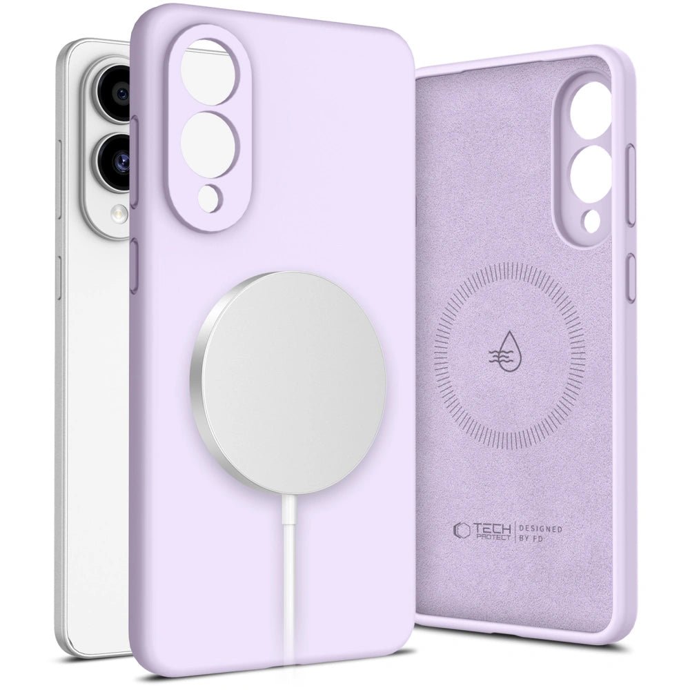 Tech - Protect Samsung Galaxy S25 Edge - Liquid Silicone MagSafe Θήκη Σιλικόνης TPU - Mauve