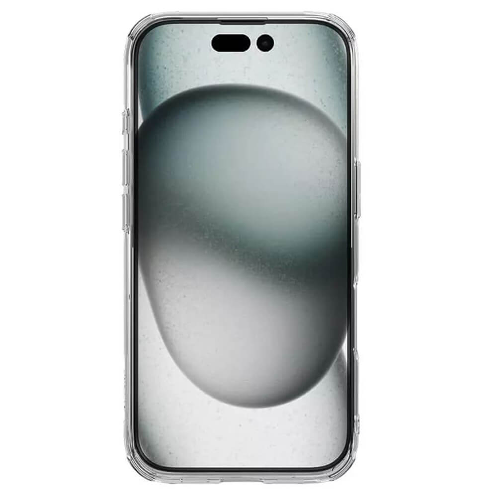 Nillkin iPhone 16 Plus Nature Pro - Σκληρή Θήκη με Πλαίσιο Σιλικόνης - Διάφανη