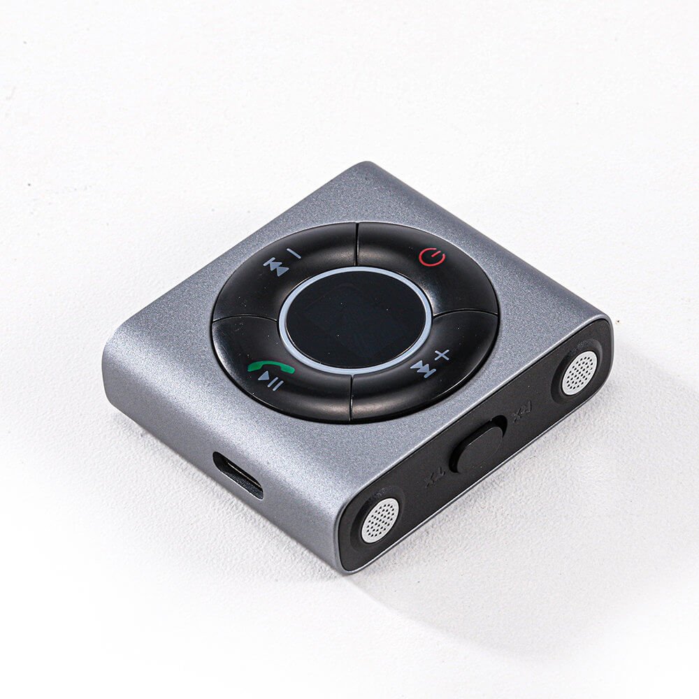 Joyroom JR - CB2 Bluetooth 5.3 AUX Transmitter για Αναπαραγωγή Μουσικής / Κλήσεις στο Αυτοκίνητο - Grey