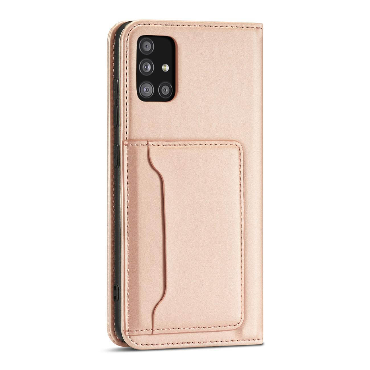 OEM Samsung Galaxy A53 5G Magnet Card Wallet Case Θήκη Πορτοφόλι Stand - Pink