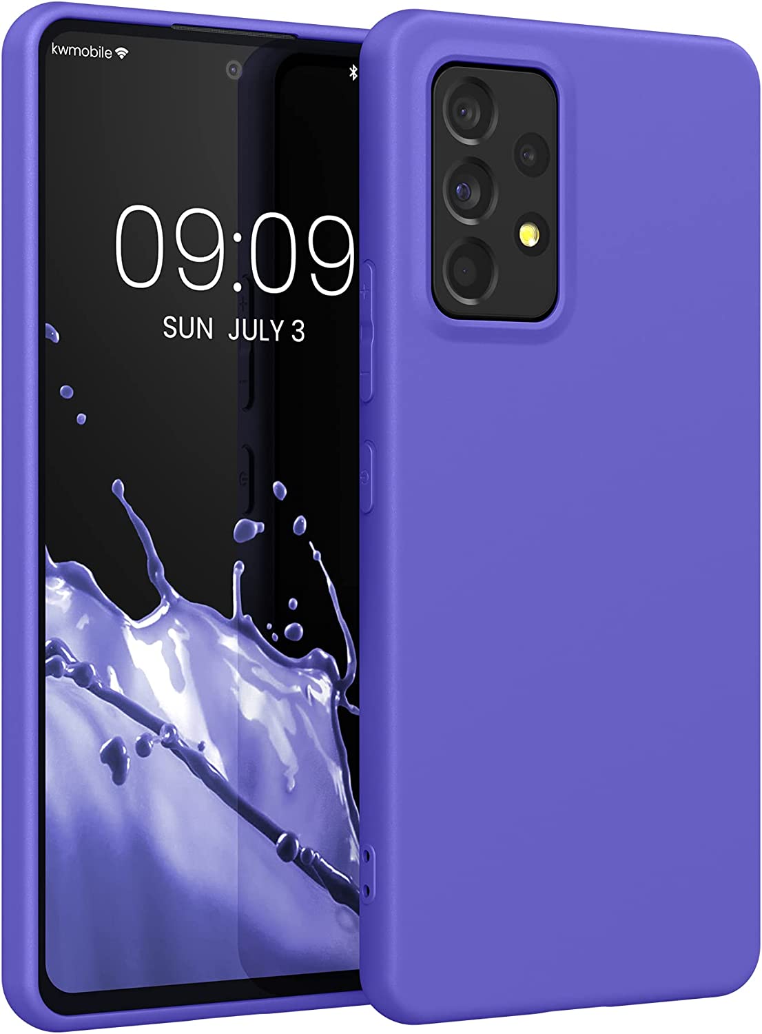 KW Samsung Galaxy A53 5G Θήκη Σιλικόνης TPU - Blue Purple - 57808.234