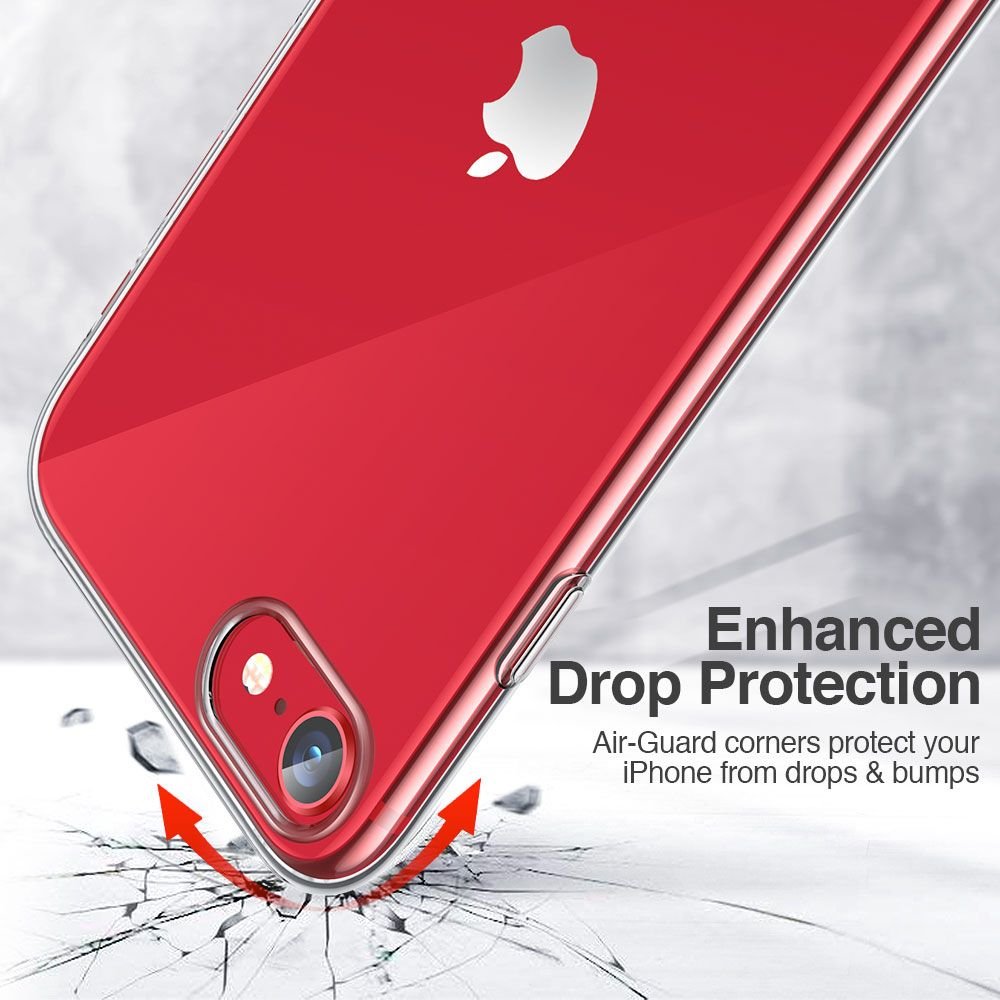 ESR iPhone SE 2022 / SE 2020 / 7 / 8 Essential Zero Series Θήκη Σιλικόνης TPU - Διάφανη