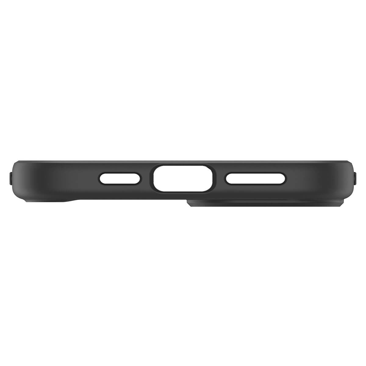 Spigen iPhone 15 Plus Crystal Hybrid Σκληρή Θήκη με Πλαίσιο Σιλικόνης - Matte Black