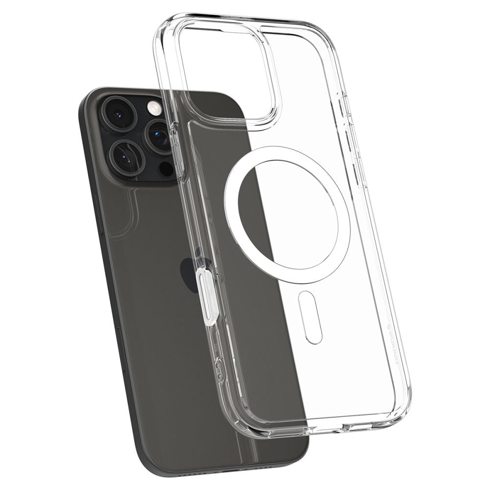 Spigen iPhone 16 Pro Max Ultra Hybrid T Mag Σκληρή Θήκη με Πλαίσιο Σιλικόνης με MagSafe - White