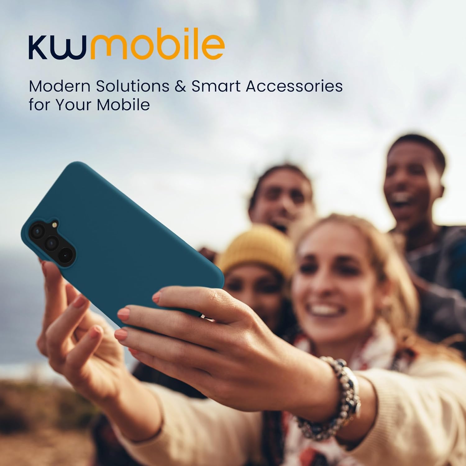 KW Samsung Galaxy A55 5G Θήκη Σιλικόνης Rubberized TPU - Matte Petrol
