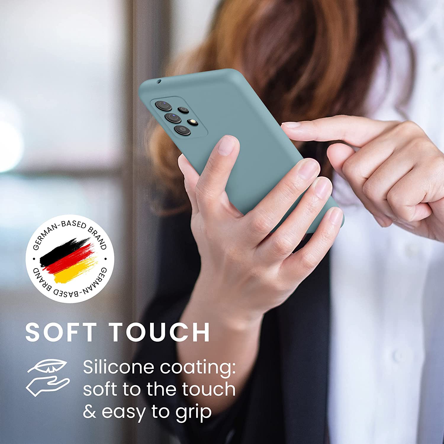 KW Samsung Galaxy A52 / A52 5G / A52s 5G Θήκη Σιλικόνης Rubber TPU - Arctic Night - 54347.207
