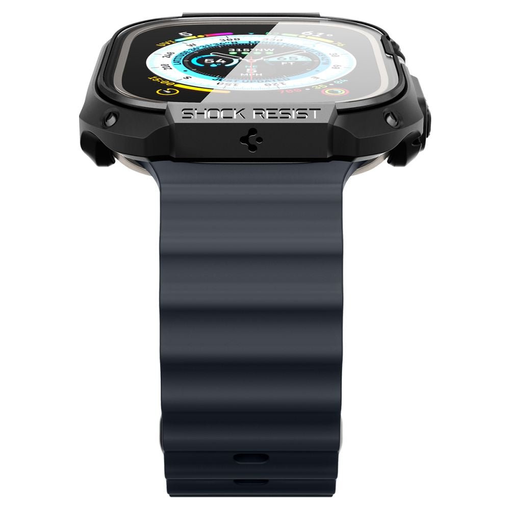 Spigen Θήκη Apple Watch Ultra (1/2/3) - 49mm Tough Armor - Black