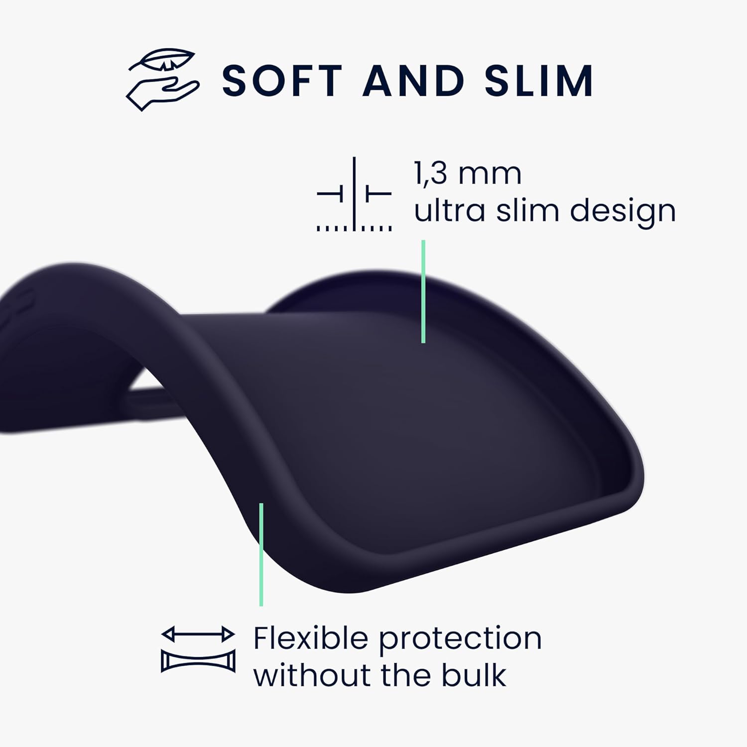 KW Samsung Galaxy A55 5G Λεπτή Θήκη Σιλικόνης TPU - Deep Ocean
