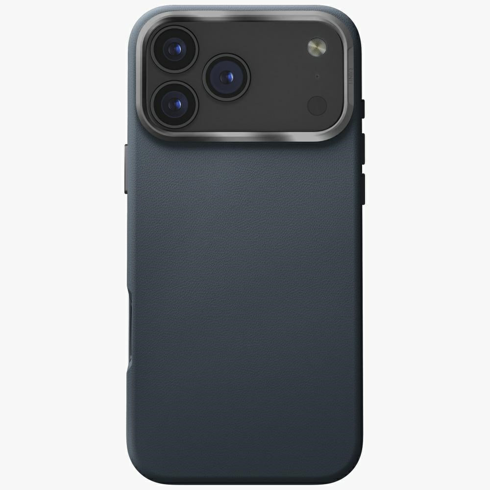 Uniq iPhone 17 Pro Max - Lyden MagClick - Σκληρή Θήκη με Επένδυση Συνθετικού Δέρματος και MagSafe - Blue